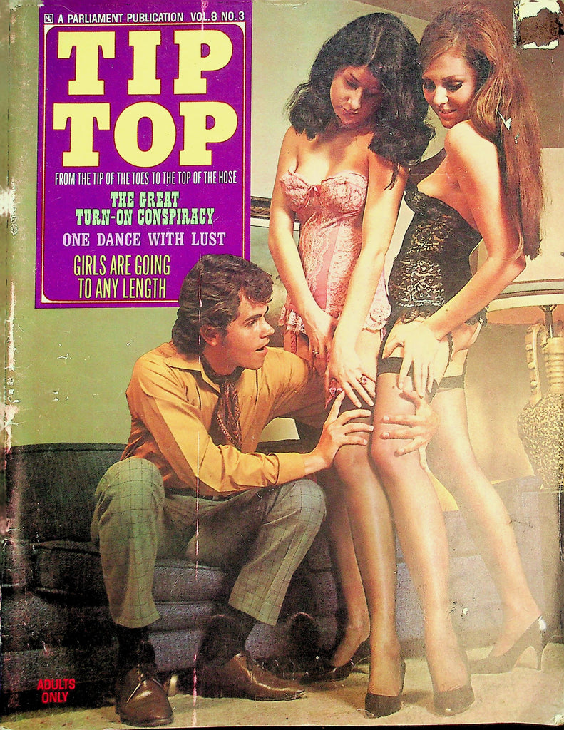 Tip Top Magazine  From The Tip Of The Toes To The Top Of The Hose / Gam Session  vol.8 #3 1969     052526lmp-GSC