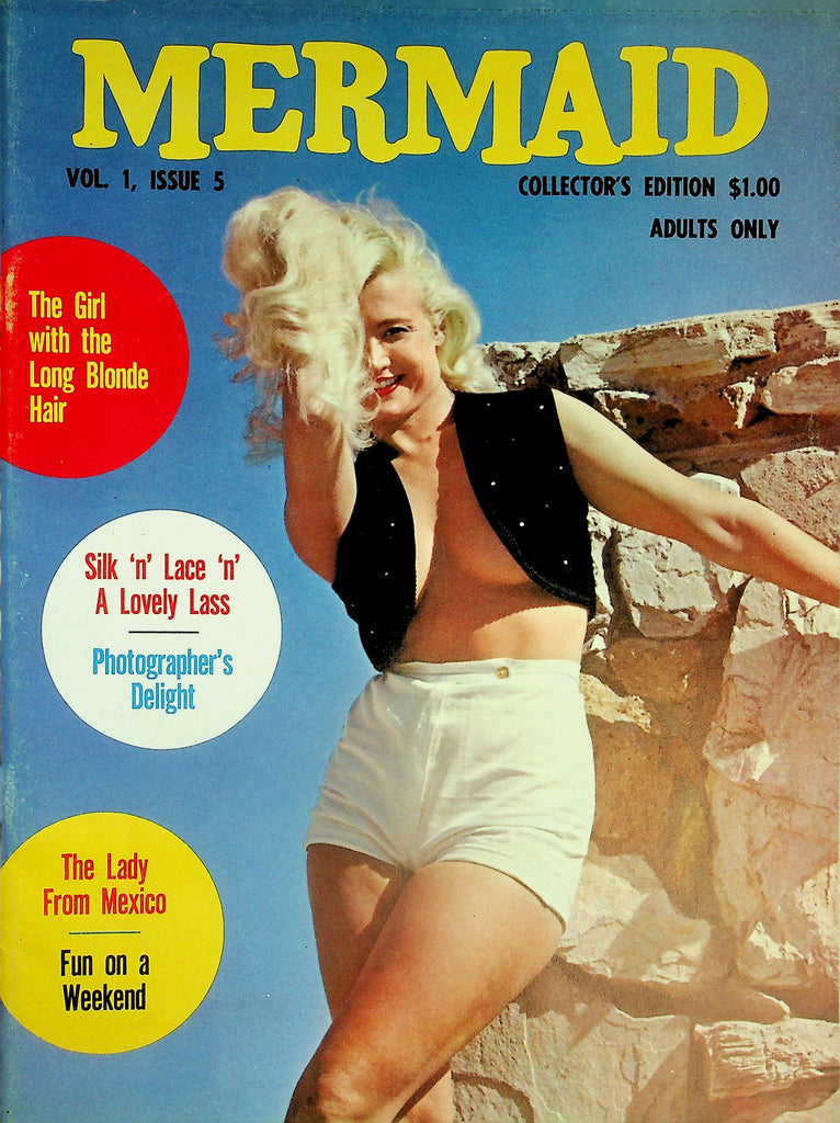 Mermaid Magazine  The Girl With The Long Blonde Hair Terry Tremaine   vol.1 #5 1963   051326lmp