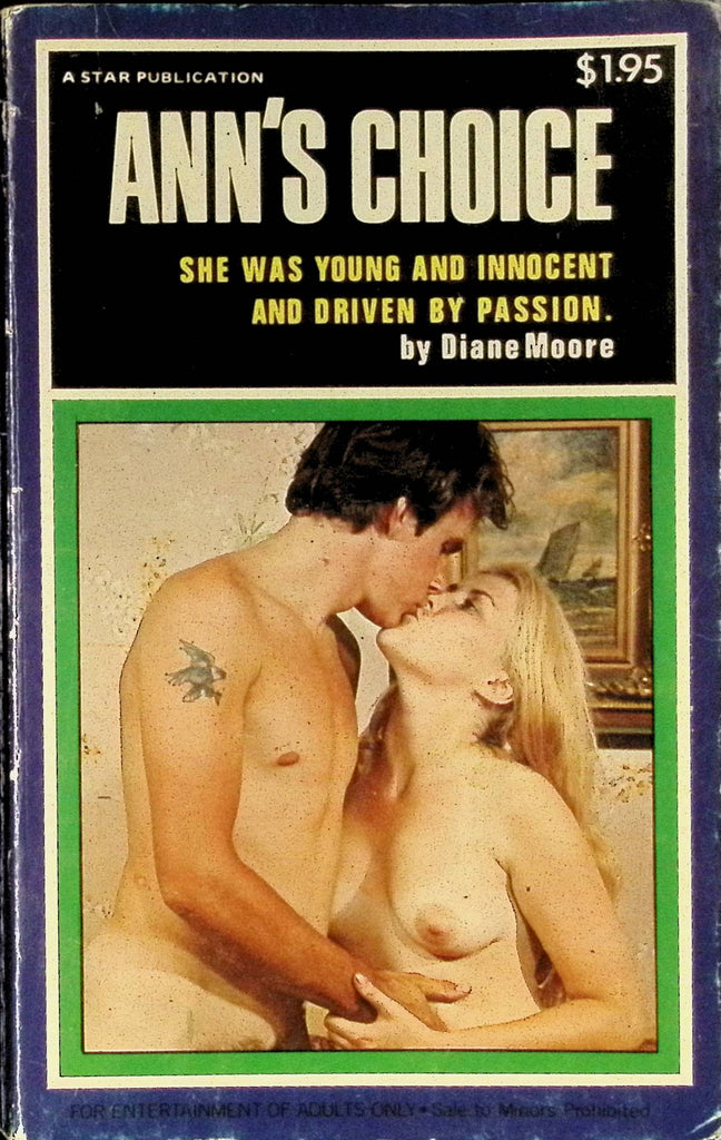 Ann's Choice by Diane Moore 1972 Star Dist Adult Paperback Novel 090325AMP