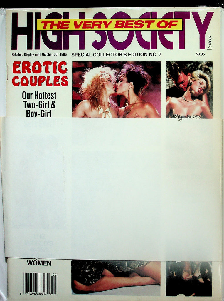 The Very Best Of High Society Magazine   Erotic Couples  #7 1986   New    113025lmp