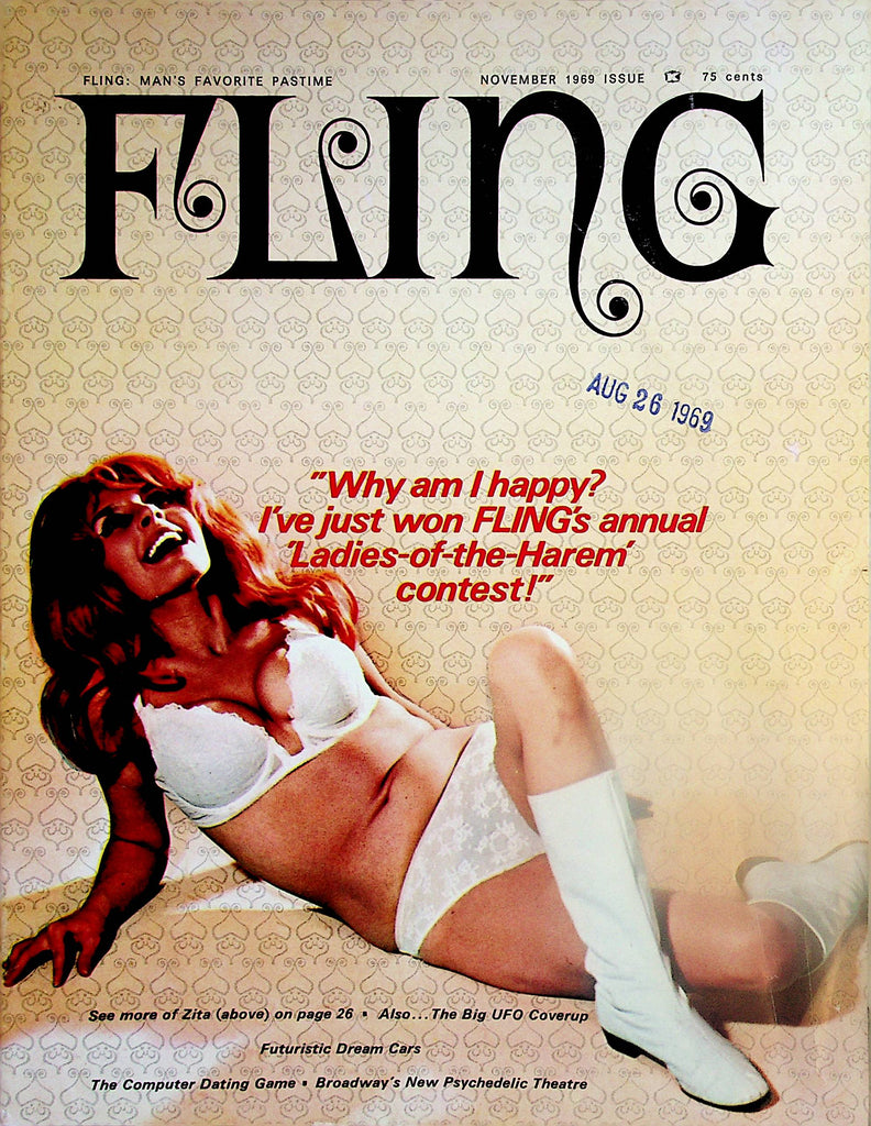 Fling Busty Magazine    Covergirl Zita  November 1969   060224lm-p