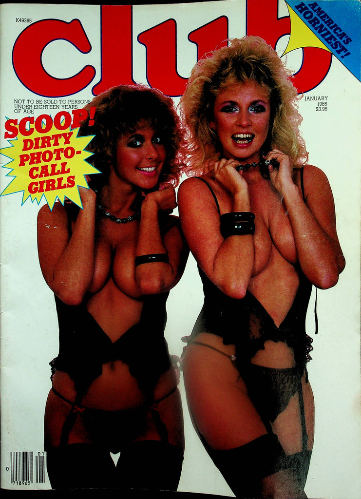 Club Magazine  Dirty Photo-Call Girls / Candy Samples  January 1985    090925lm-p