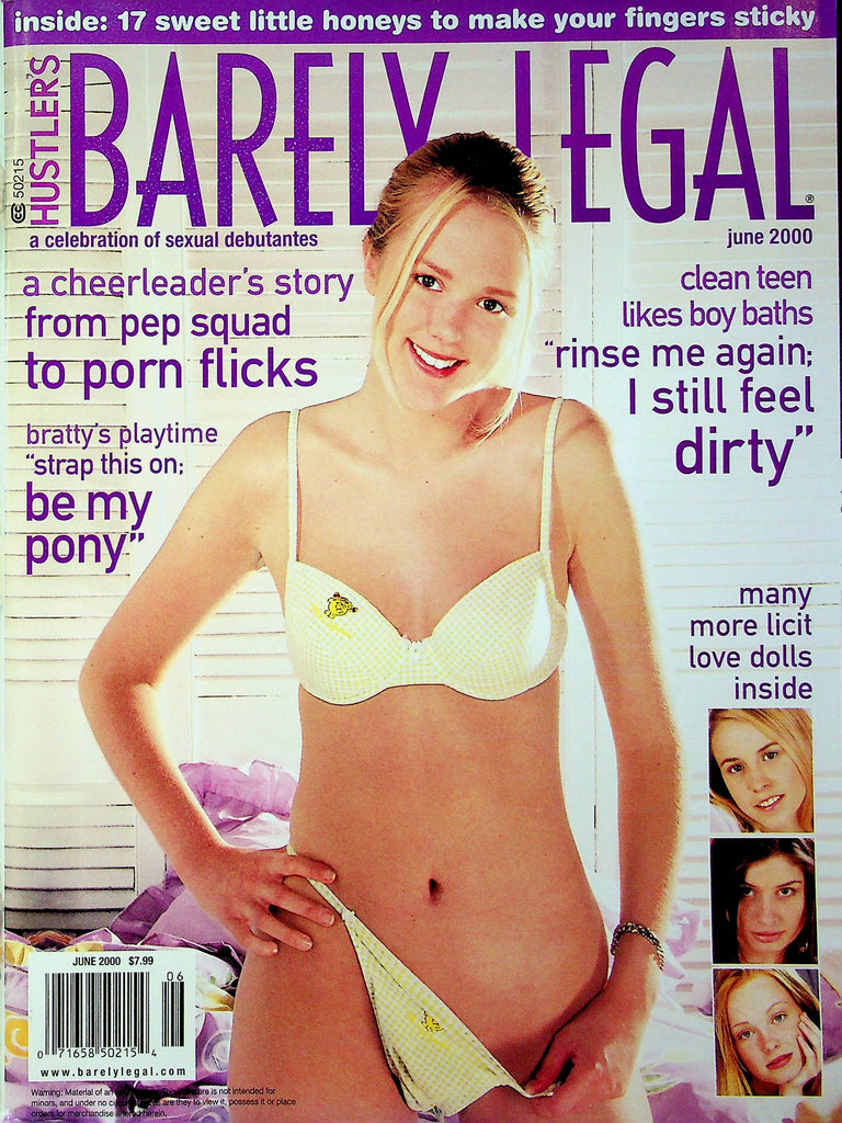 Hustler's Barely Legal Magazine Sylvia & Blair & Jenny June 2000 052723RP