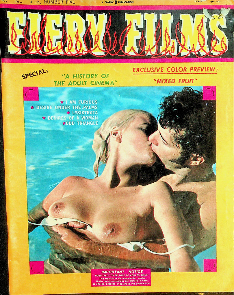 Fiery Films Magazine  Desires Under The Palms, Desires Of A Woman, Odd Triangle  vol.3 #5  1969   090126lmp-GSC