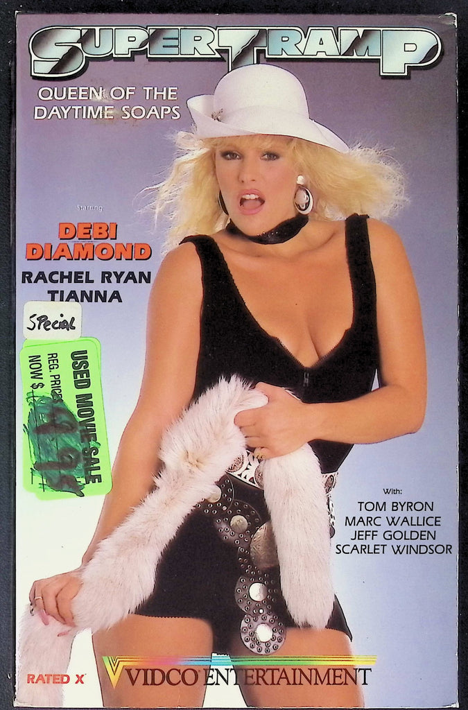 SuperTramp ft. Debi Diamond, Rachel Ryan, Tianna Adult VHS Vidco Entertainment 112525AKVHS2