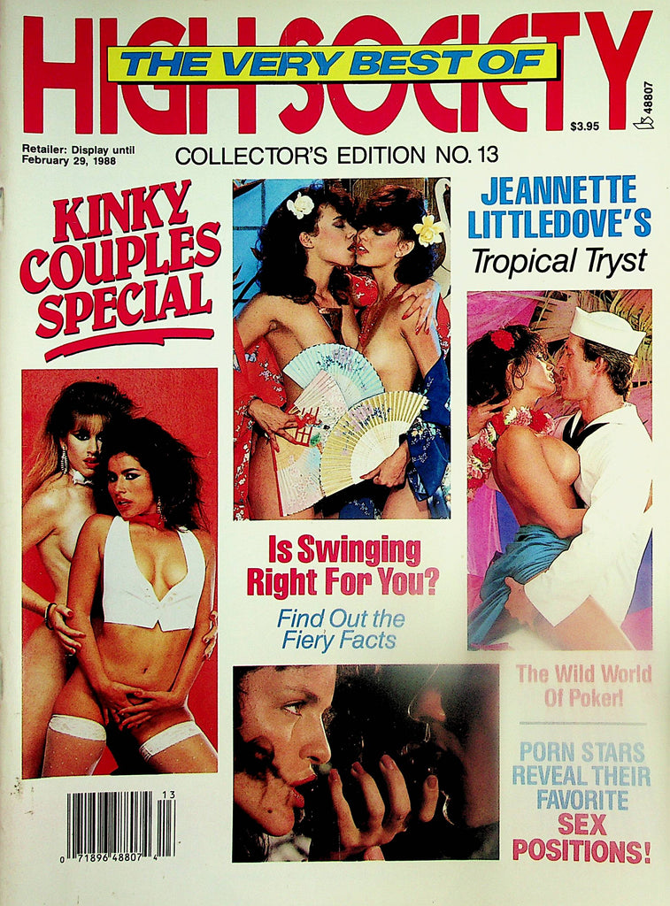 The Very Best Of High Society Magazine  Kinky Couples Special - Jeannette Littledove and More!  #13  1988      121225lmp