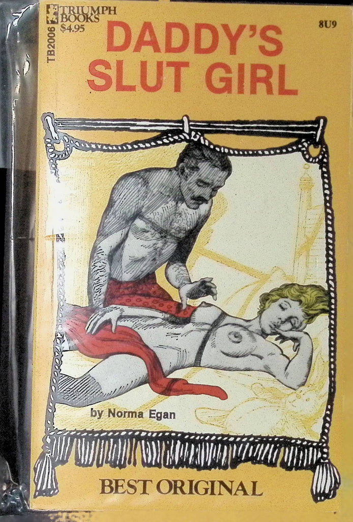 Daddy's Slut Girl by Norma Egan Best Original Triumph Books Greenleaf Classics 1970s Adult Novel -042224AMP