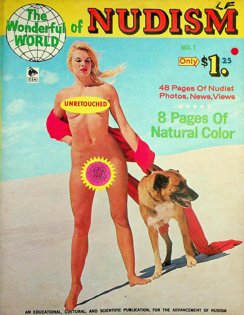 The Wonderful World Of Nudism Magazine  Nudism, Sex And The Guilt Complex  #1 1960's     063026lmp-GSC