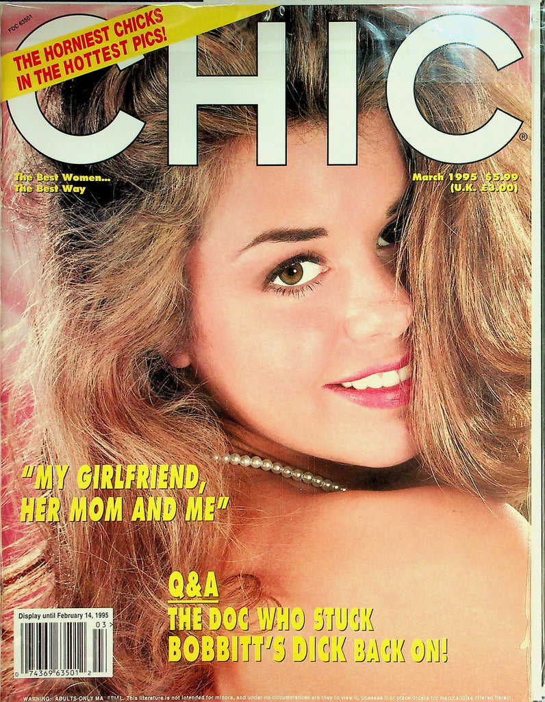 Chic Magazine  "My Girlfriend, Her Mom And Me" March 1995   020726lmp