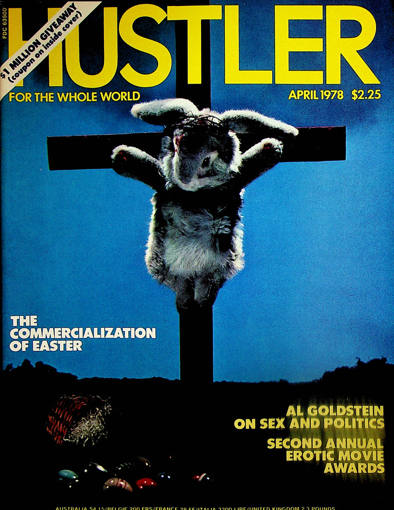 Hustler Magazine The Commercialization Of Easter/ Centerfold Girls Janet & Karen  April 1978    042125lm-p
