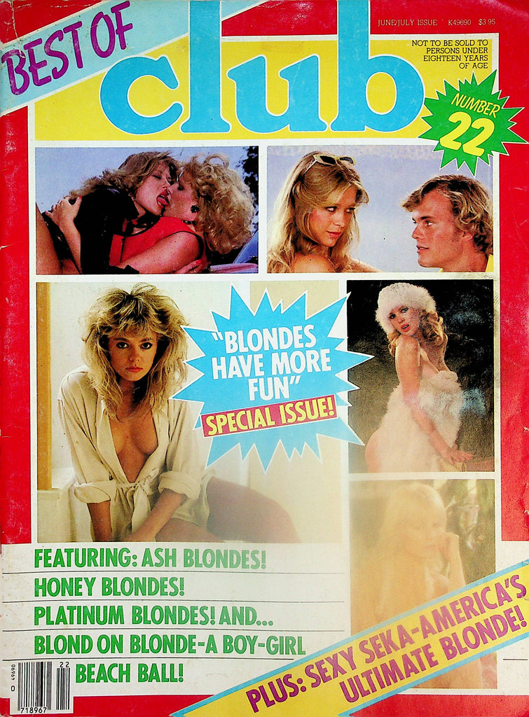 Best Of Club Magazine  Sexy Seka-America's Ultimate Blonde!  Blondes Have More Fun Special Issue#22 1982   Paul Raymond    042624lm-p2