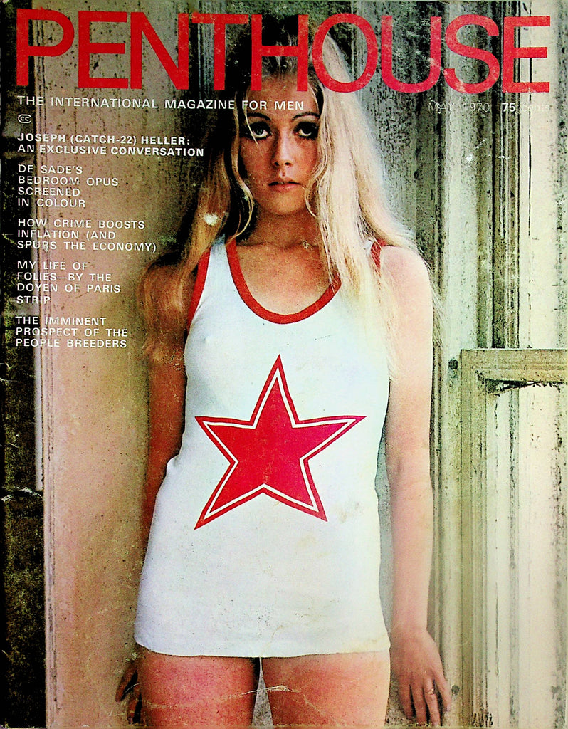 Penthouse Magazine   Cover and Centerfold Girl Miss Benedikte Andersen  May 1970    060524lm-p