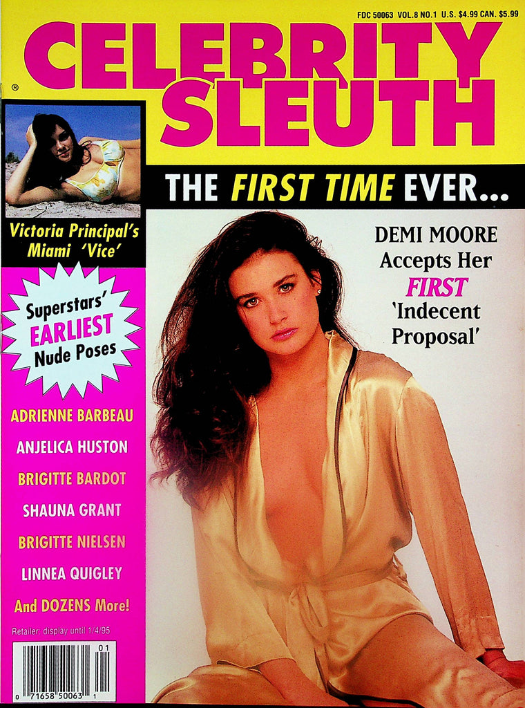Celebrity Sleuth Magazine  Covergirl Demi Moore , Brigitte Bardot, Shauna Grant & More!  vol.8 #1  1994  041225lm-p