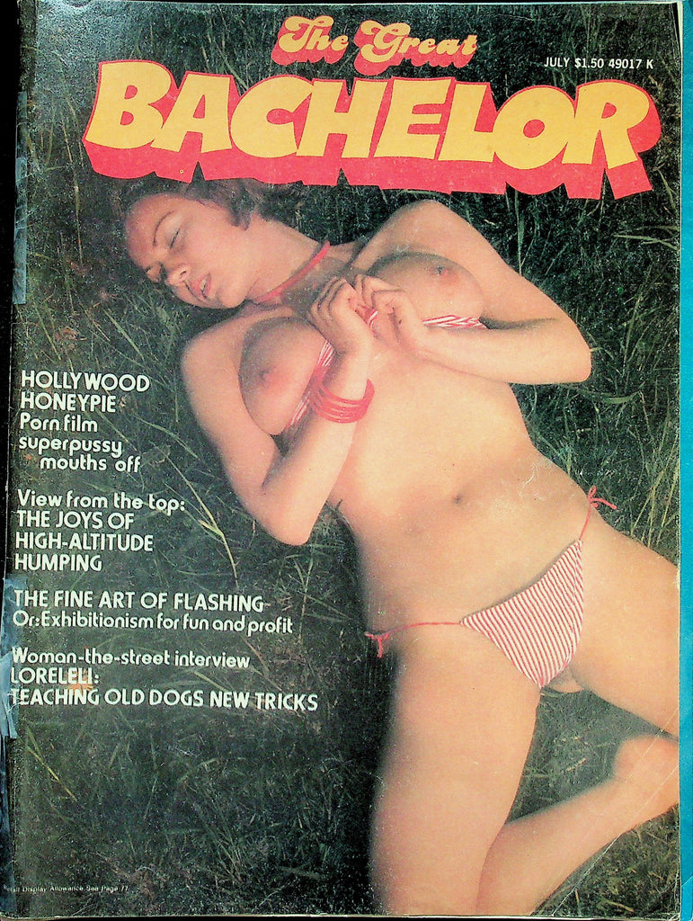 The Great Bachelor Magazine   Hollywood Honeypie Porn Film Superpussy Mouths Off   July 1976  122925lmp