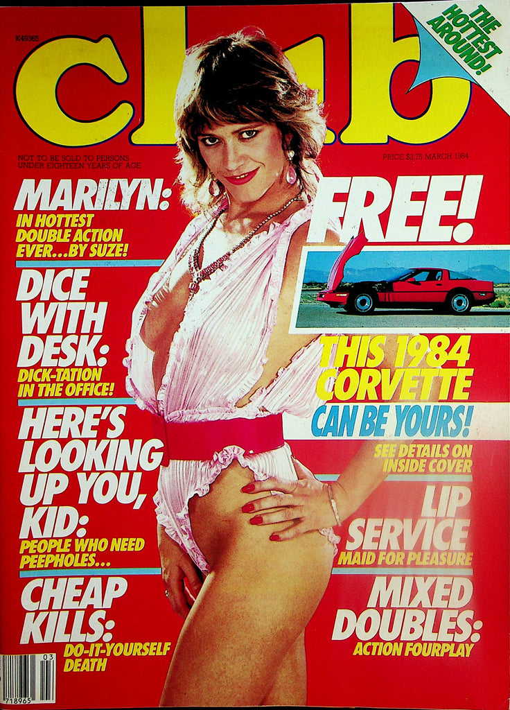Club Magazine   Marilyn Chambers  March 1984  Paul Raymond     031224lm-p