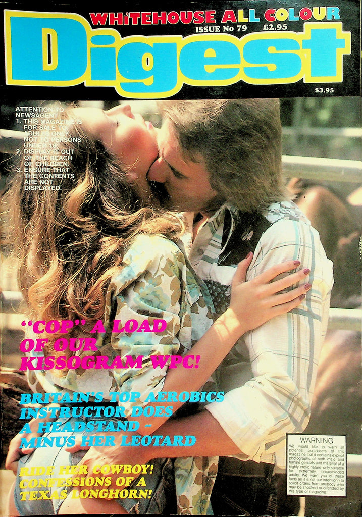 Whitehouse Digest Magazine Ride Her Cowboy!  #79 1990's  020826lmp