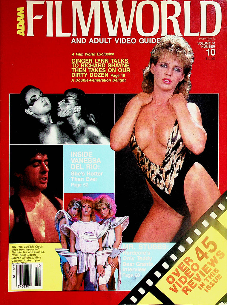 Adam Film World And Adult Video Guide  Ginger Lynn / Vanessa Del Rio  vol.10 #10  1985    032624lm-p2