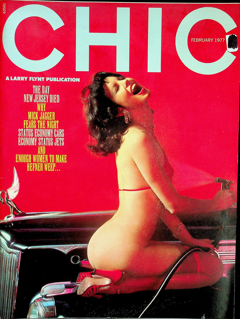 Chic Magazine   Centerfold Girl Heidi / Mick Jagger  February 1977      122625lmp