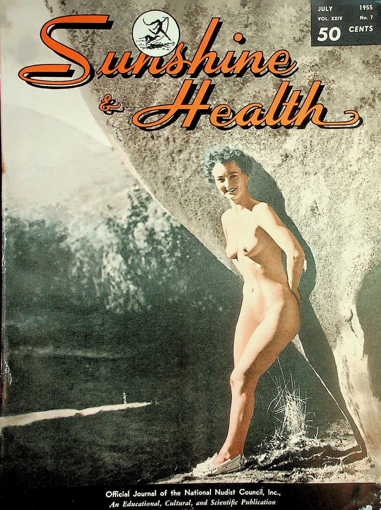 Sunshine & Health Nudist Magazine  Zoro Nature Park   July 1955  040826lmp