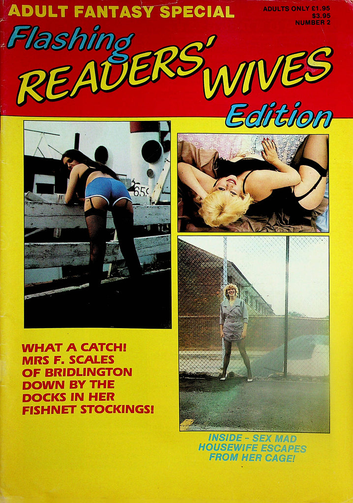 Flashing Readers' Wives Edition Magazine  Down By The Docks In Fishnet Stockings! #2  1980's   021025lm-p2