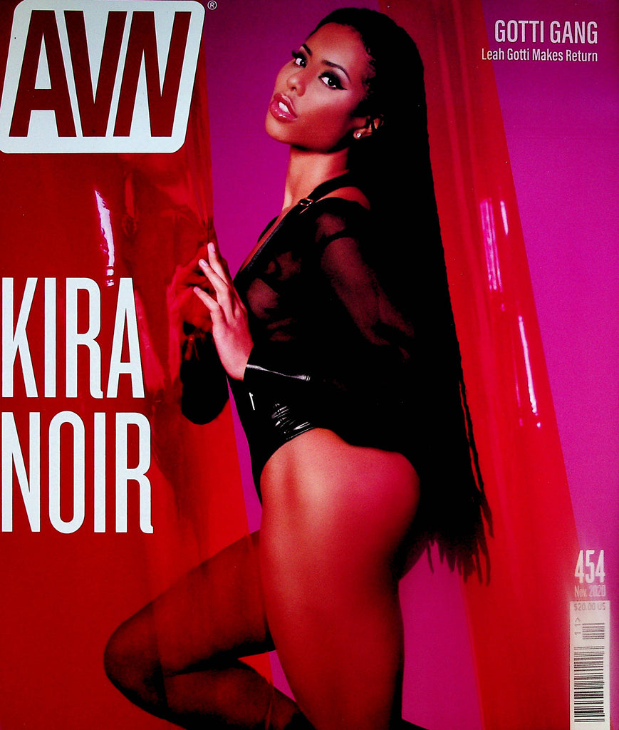 AVN Adult Video News Over-Sized  Magazine  Covergirl Kira Noir  #454  November 2020    061924lm-p