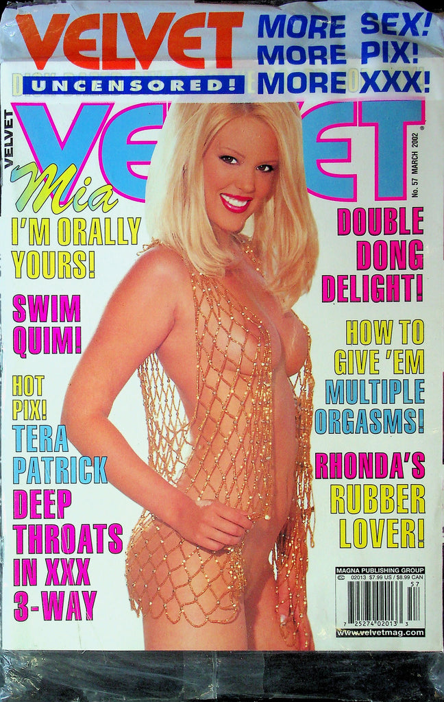 Velvet Magazine Ft. Mia & Tera Patrick March 2002 SEALED 051525RP