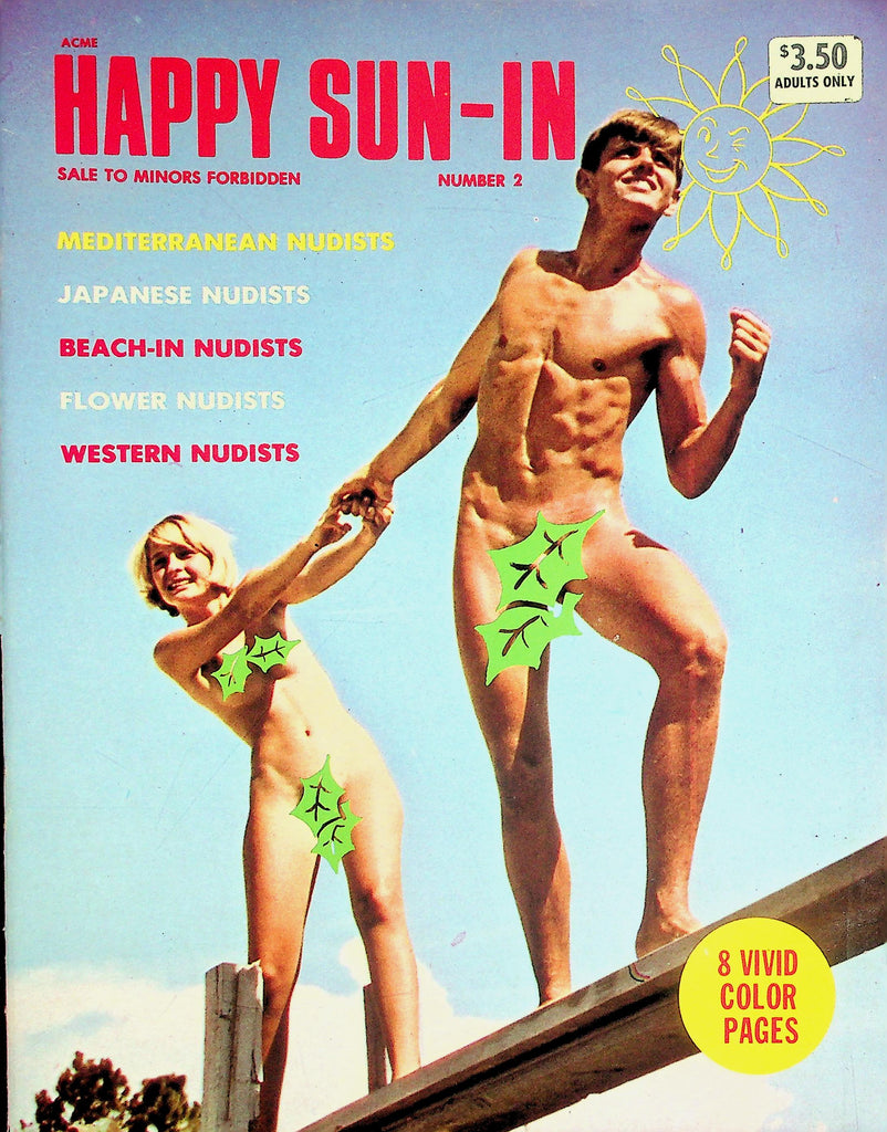 Happy Sun-In Nudist Magazine  Beach-In Nudists, Flower Nudists & More!  #2  1969    080126lmp-GSC