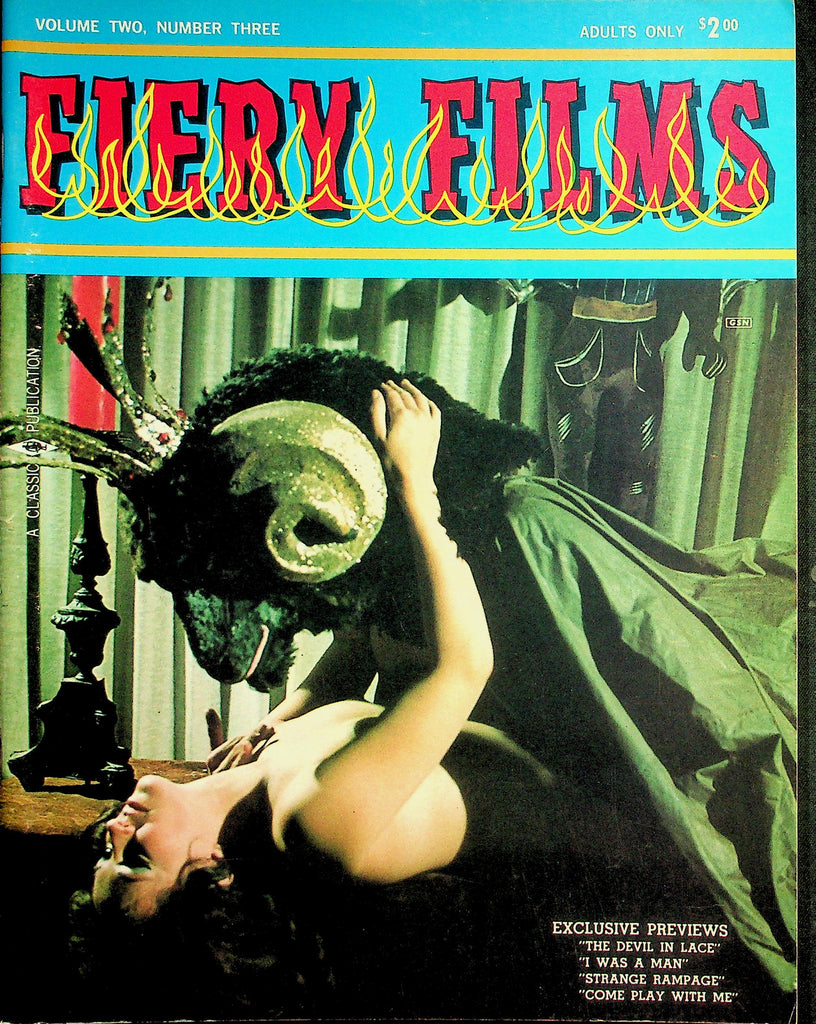Fiery Films Magazine  The Devil In Lace, Strange Rampage & More!  vol.2 #3  1968   071726lmp-GSC