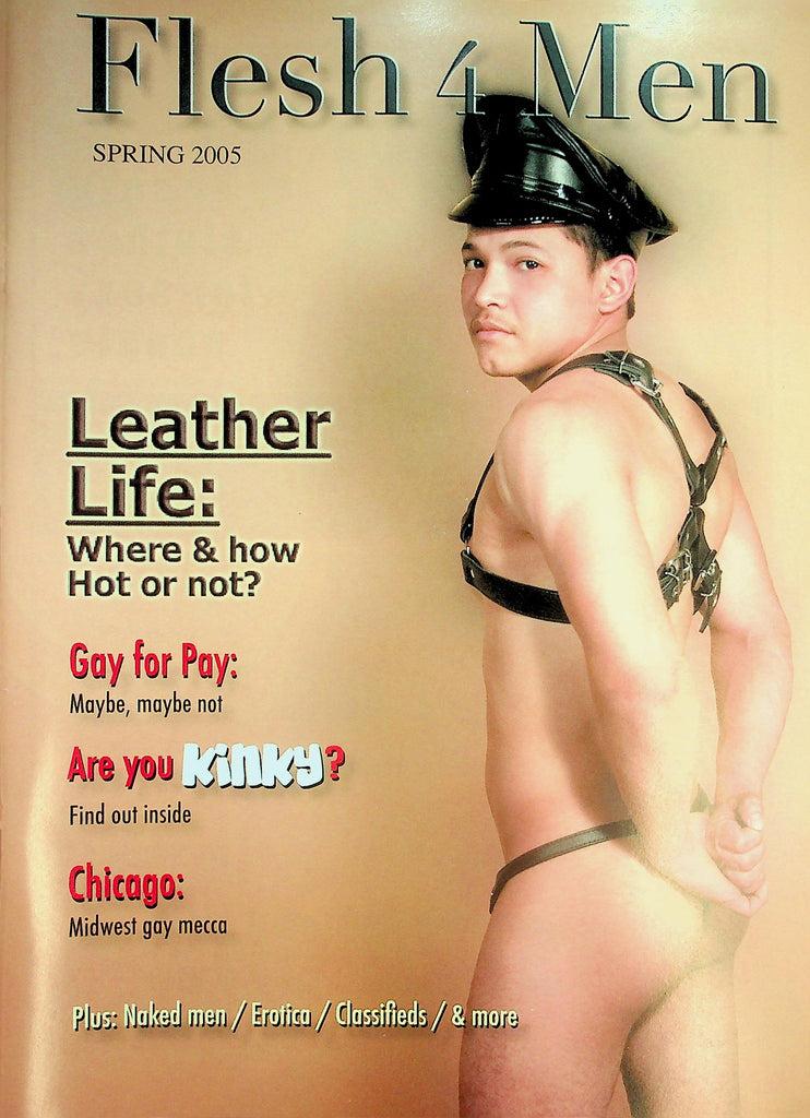 Flesh 4 Men Gay Magazine  Leather Life:  Out Of Leather Ricky Delgado  Spring 2005    050226lmp
