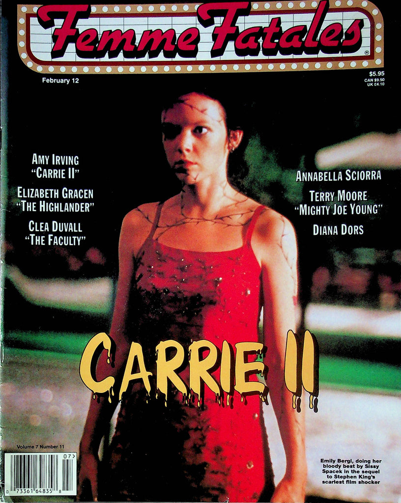 Femme Fatales Magazine Carrie II Emily Bergl February 12 1999 012624RP