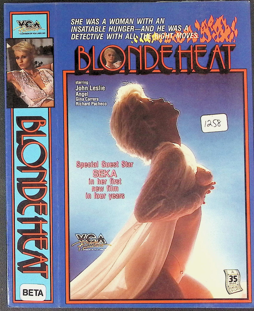 Blonde Heat John Leslie Angel Gina Carrera Adult VHS VCA Pictures 033126AKVHS