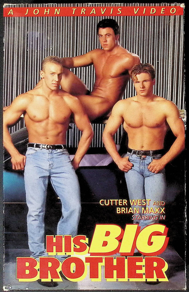 A John Travis Video His Big Brother Cutter West Brian Maxx Studio 2000 Corporation Gay VHS 1994 092424JKVHS