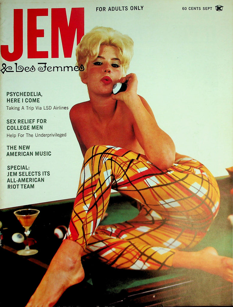 Jem Magazine  More Of Gina / Sex Relief For College Men  vol.9 #4  1967   062026lmp-GSC