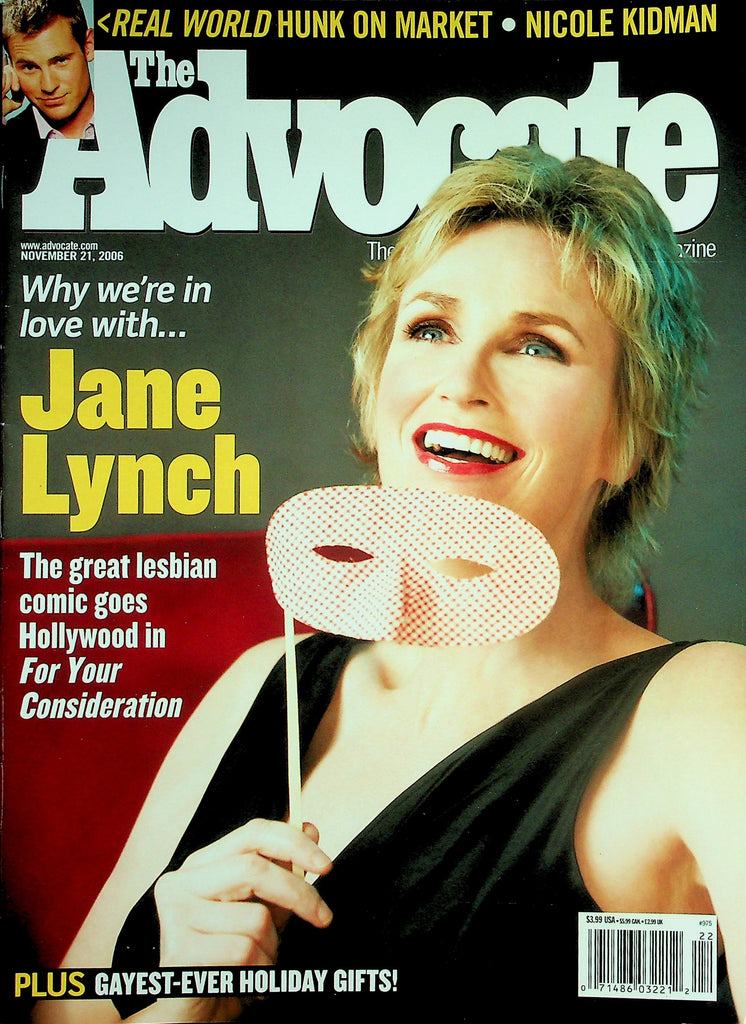 The Advocate LGBTQ Magazine  Why We're In Love With... Jane Lynch  November 21, 2006     042426lmp