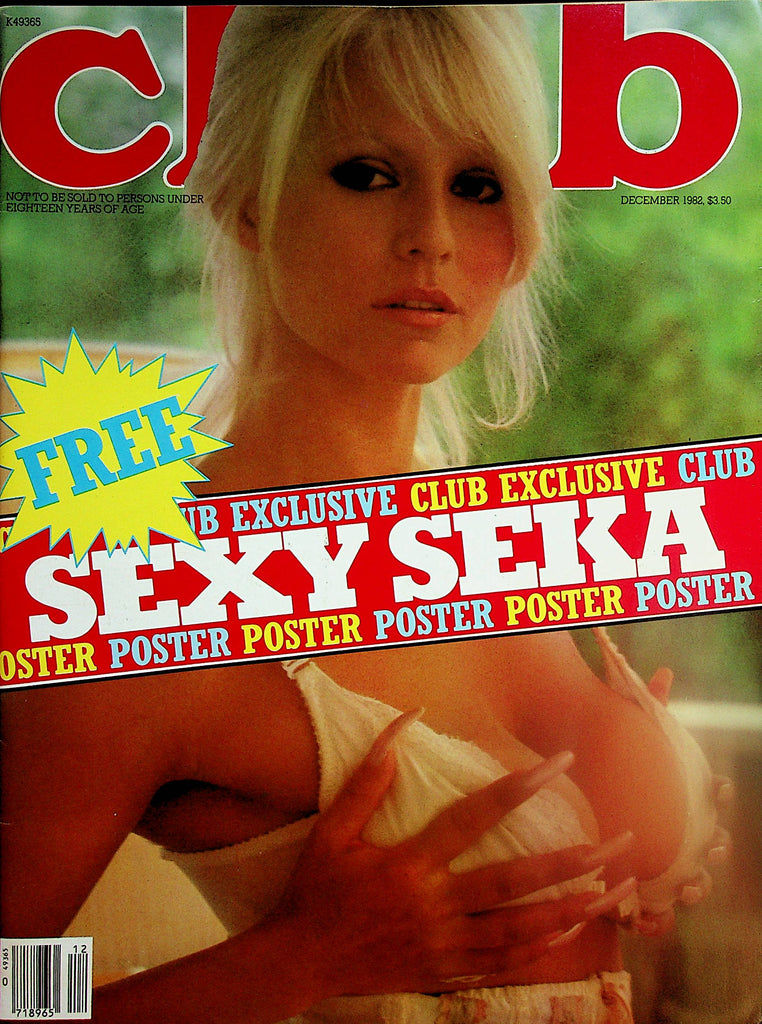 Club Magazine  Exclusive Sexy Seka Poster September 1982     031124lm-p2