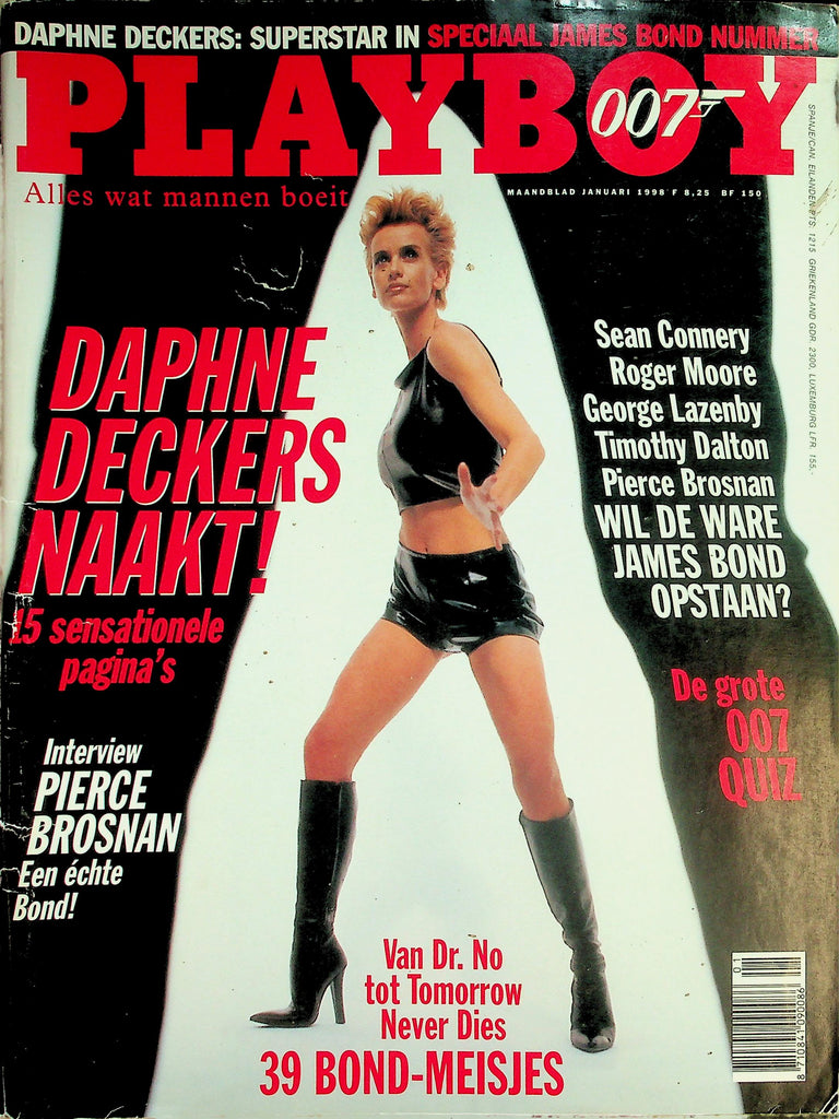 Playboy Dutch International Magazine  007 James Bond - Sean Connery, Roger Moore, Pierce Brosnan Interview  January 1998    020926lmp