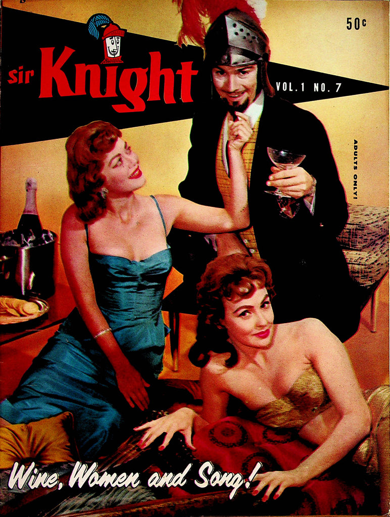 Sir Knight Magazine  Wine, Women and Song! June Wilkinson    vol.1 #7 1959    071423lm-p2