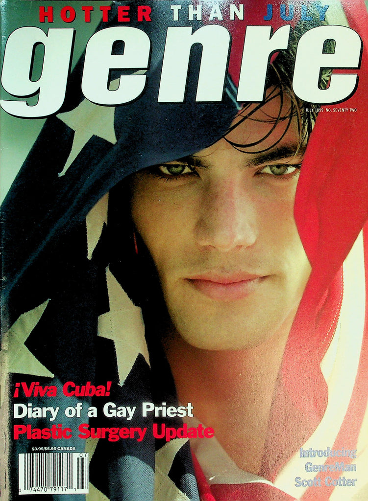 Genre Gay Interest Magazine  Hotter Than July / Introducing Genre Man Scott Cotter   July 1999       042326lmp