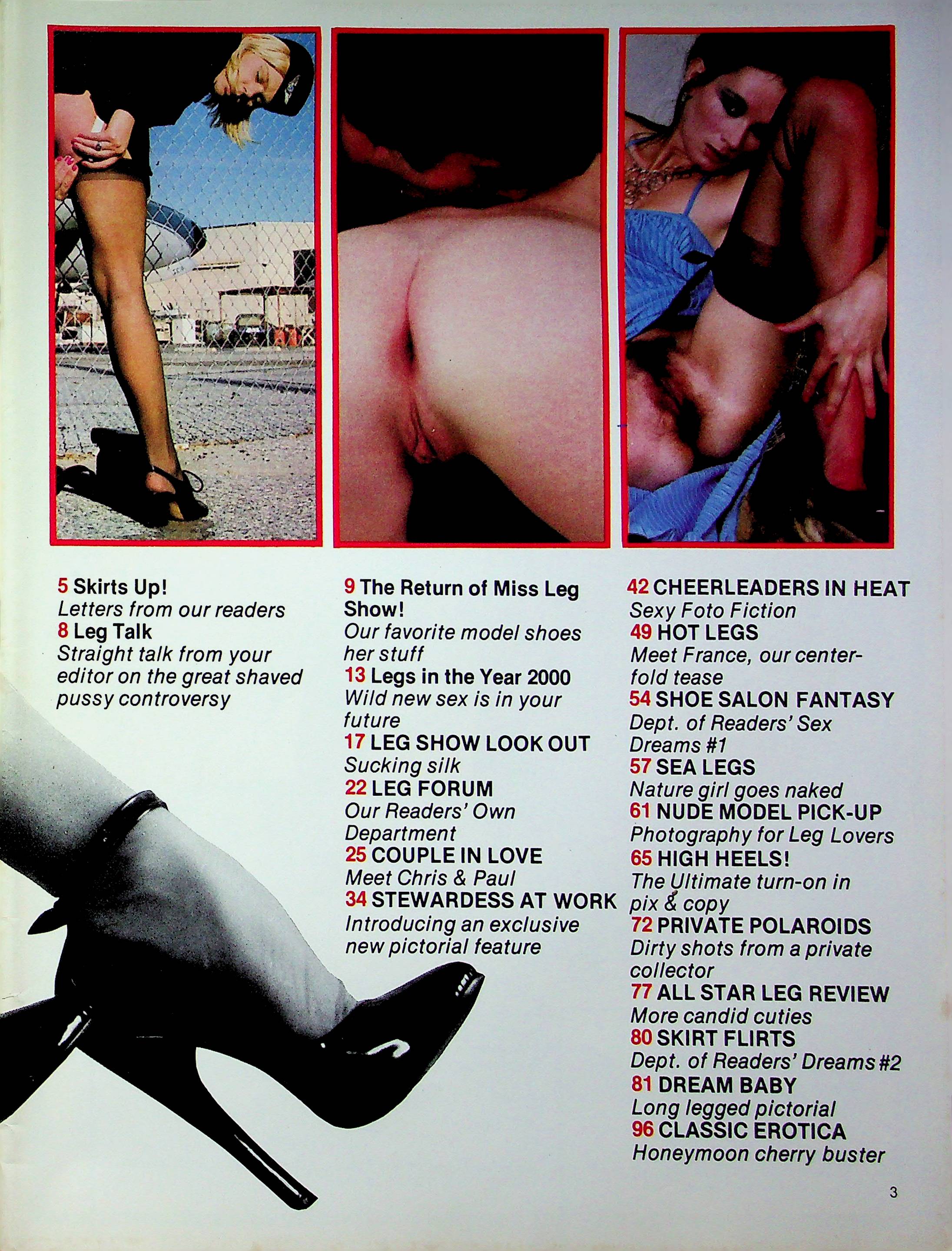 Leg Show Magazine Shoe Salon and Stewardess At Work 072123RP picture