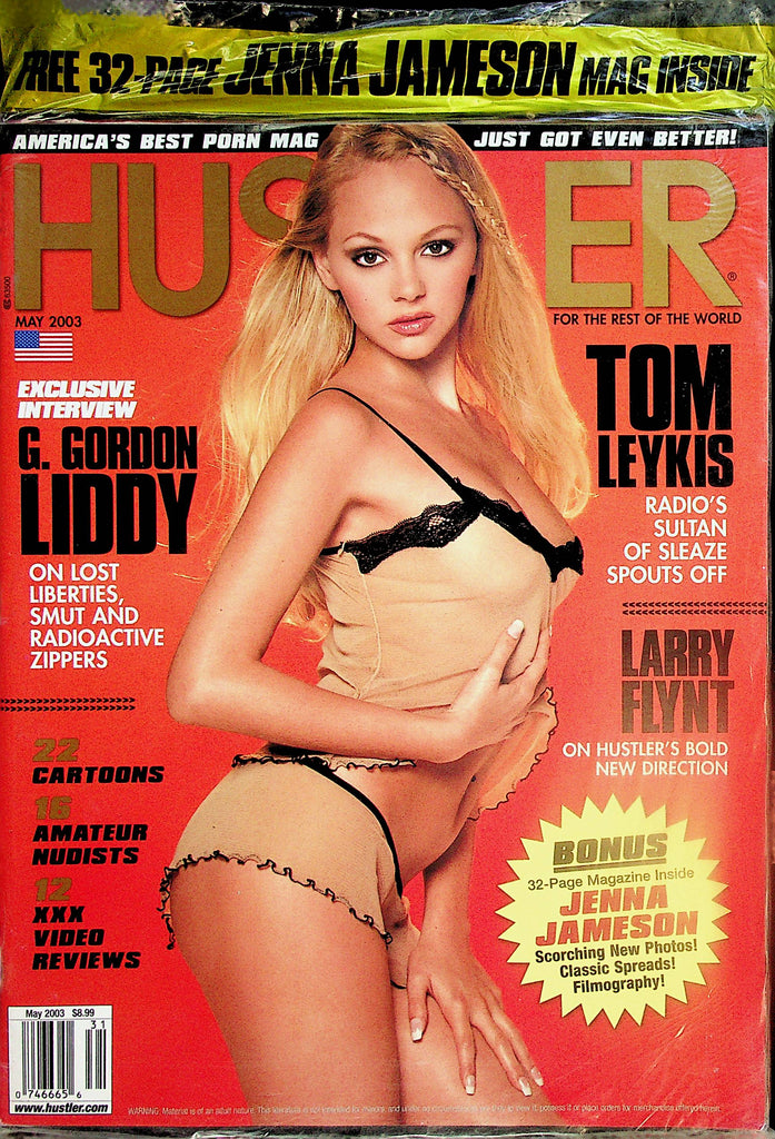Hustler Magazine w/Free Jenna Jameson Mag   May 2003  new/sealed  010824lm-p