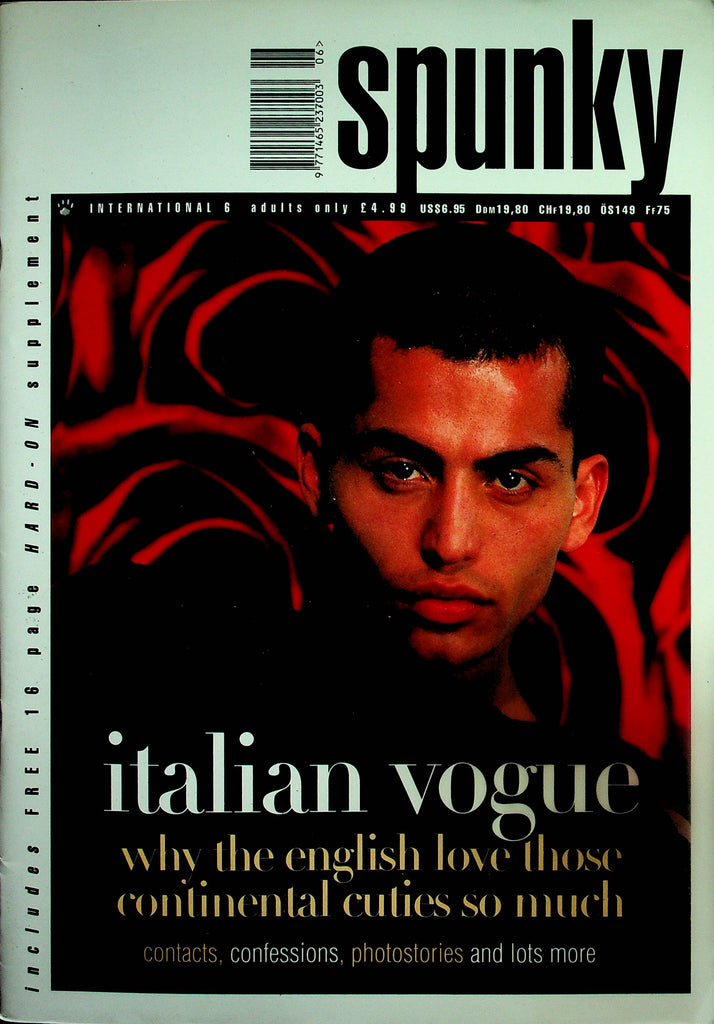Spunky Gay Magazine   Cover Guy Jonny - Italian Vogue   #6  1999   092325lm-p