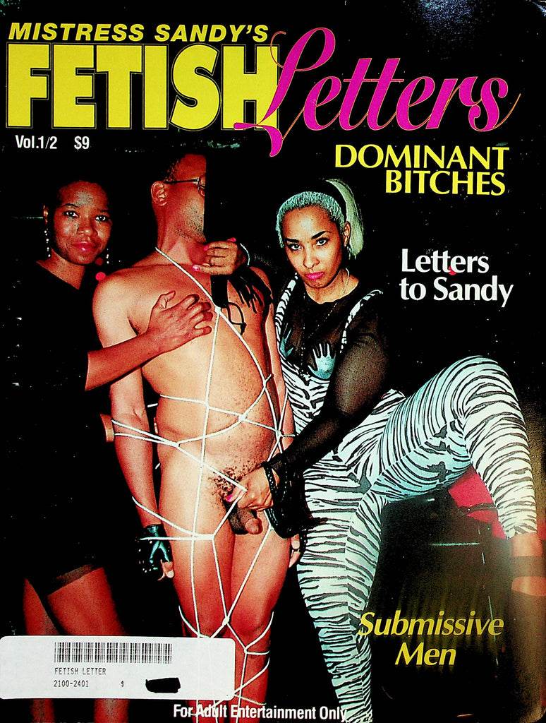 Mistress Sandy's Fetish Letters Magazine  Dominant Bitches & Submissive Men  vol.1 #2  1993 Esoteric Press   122223lm-p2