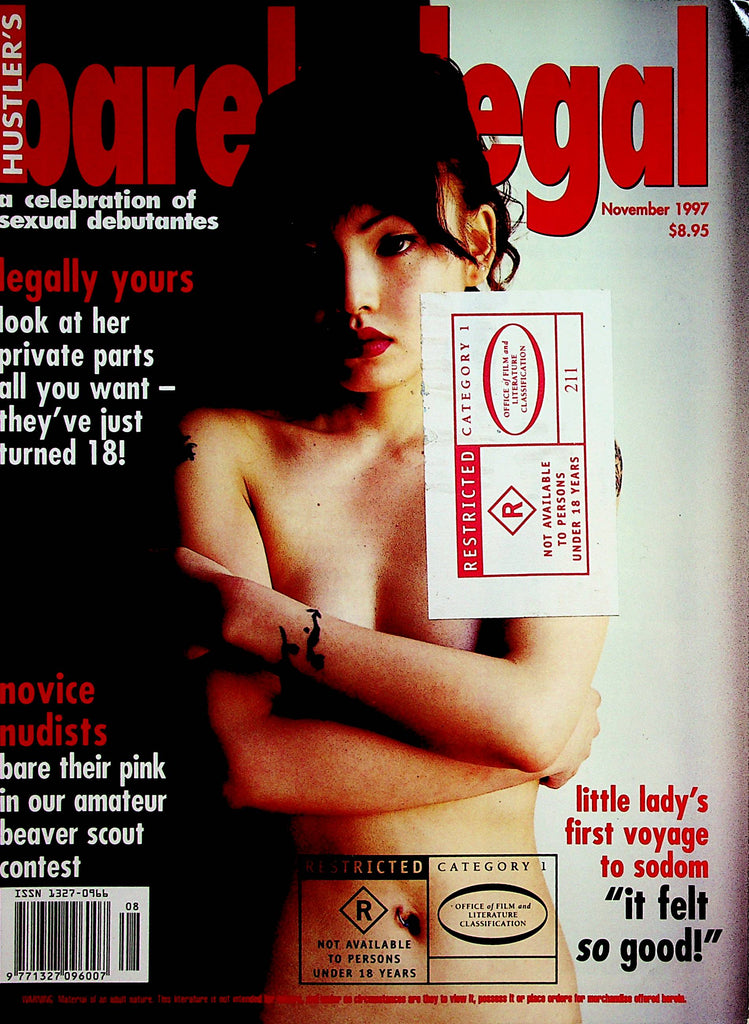 Hustler 's Barely Legal Magazine  Covergirl Chiu-mi  November 1997        073123lm-p