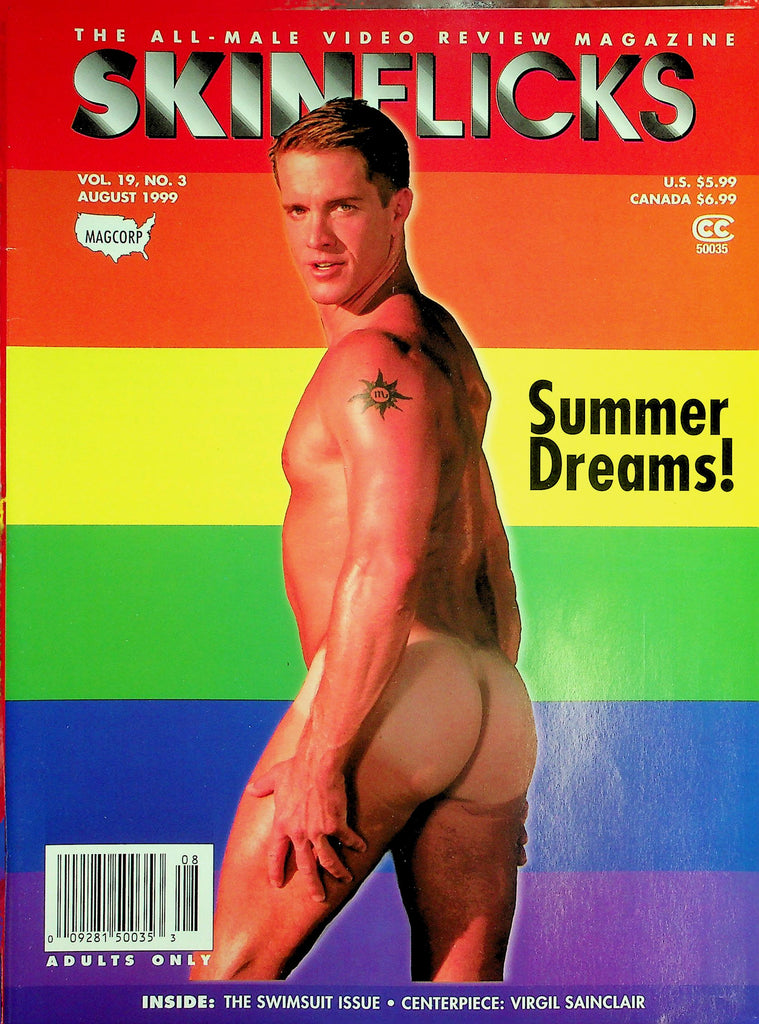 Skinflicks Gay Magazine   Summer Dreams! Coverguy Kevin Williams From Falcon Studios   August 1999     Magcorp  032326lmp