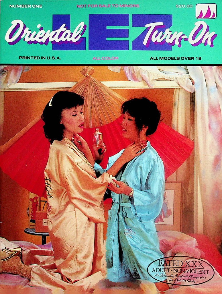 Oriental Lez Turn-On Magazine  Tisha & Sushi Sue  #1  1990's    011625lm-p