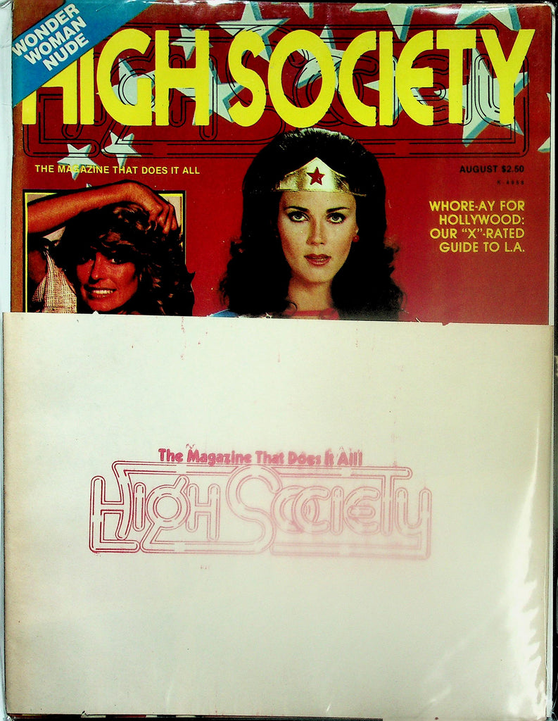 High Society Magazine  Wonder Women Linda Carter & Farrah Fawcett  August    112925lmp