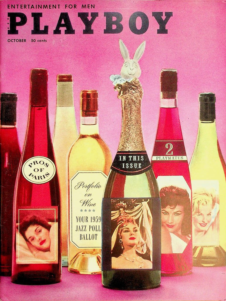 Playboy Magazine  Pros Of Paris w/cf  October 1958  030326lmp