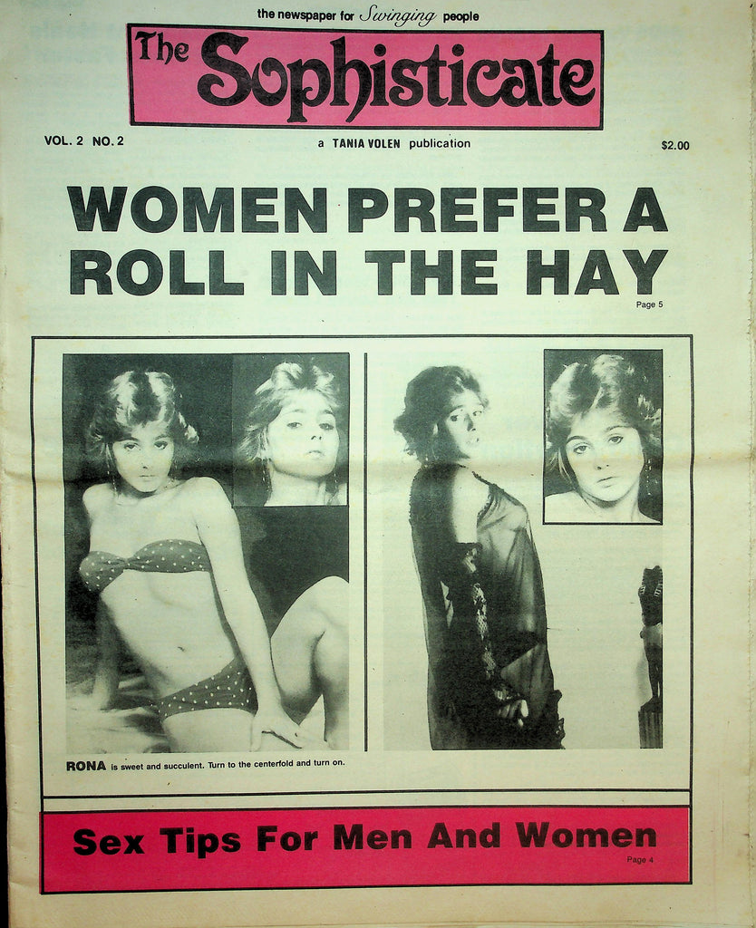 The Sophisticate Swinging Adult  Newspaper   Sex Tips For Men And Women  vol.2 #2    090726lmp-GSC