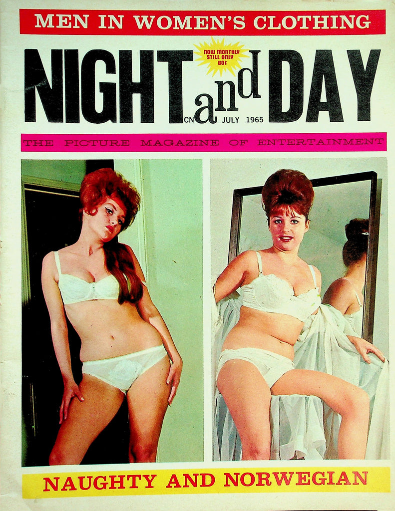 Night and Day Magazine Carol Doda / Naughty And Norwegian   July 1965   012726lmp