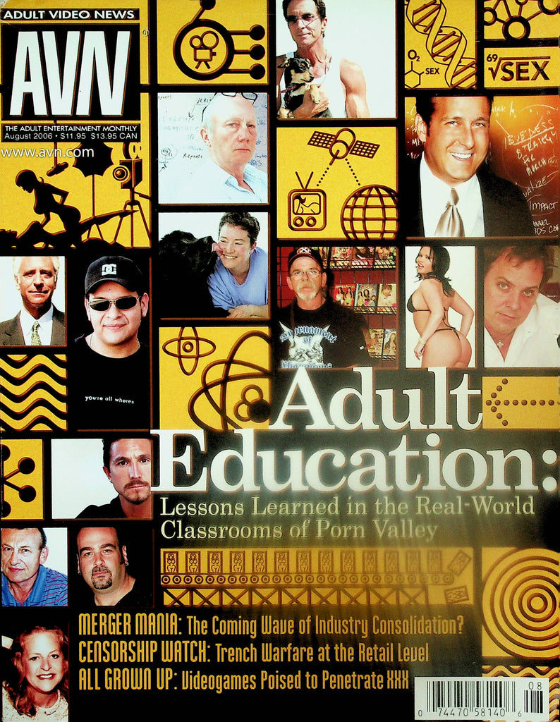 AVN Adult Video News Magazine  Adult Education: Lessons Learned - Classrooms Of Porn Valley  August 2006     102725lm-p2